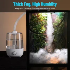 Comparer les prix de PLUS Humidificateur Reptile Brumisateur Terrarium avec Grand Réservoir de 4L Tube Extensible Humidificateur Silencie HUMIDIFICATEUR