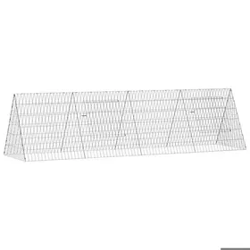 Comparer les prix de SWEET®Enclos Extérieur Volière Chenil Cage pour lapins Argent 650x55x55 cm Acier galvanisé EU26_839809