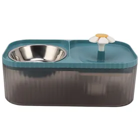 Meilleurs prix pour Distributeur deau pour animaux - GIGICIAL - Fontaine à eau pour chat - Grande capacité - Silencieux - 2 en 1