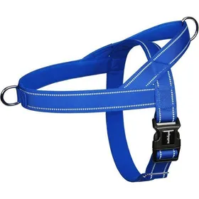 Meilleurs prix pour rabbitgoo Harnais Chien Anti Traction harnais pour petit chien Facile à Mettre Harnais Réglable avec Attache Devant XL Bleu