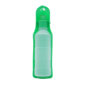 Meilleurs prix pour Gourde portable pour chien - ULISEM - 500ml - PVC - Vert