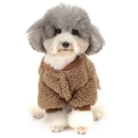 Comparer les prix de Pull chaud simple et tendance pour animaux de compagnie Pull épais à deux pattes pour animaux de compagnie