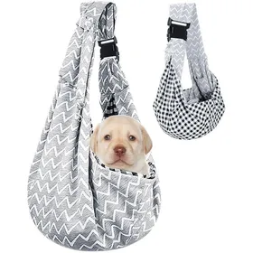 Meilleurs prix pour Sac Transport ChienSac de Transport pour Chien PliableréglableHaute capacité Une épaule bandoulière Portable (Gris ondulé)