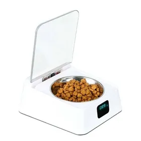 Meilleurs prix pour Gamelle chat automatique 330 ml – Capteur IR USB inox Label