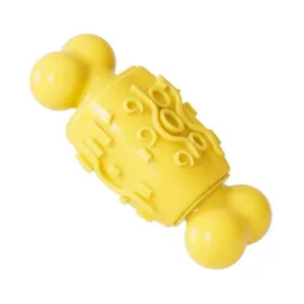 Comparer les prix de Jouet à mâcher indestructible pour chien - Phoesky - Os design - Interactive - TPR - Jaune - Pour chiens - Auto-jeu