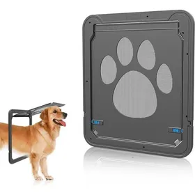 Comparer les prix de Chatiere pour Chien - Verrouillable Porte pour Animaux de Compagnie Chatiere pour Chat (41cm×37cm)