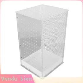 Comparer les prix de Garosa Réservoir de terrarium de reptiles Réservoir de Terrarium pour reptiles réservoir dhabitat Transparent animalerie kit L M