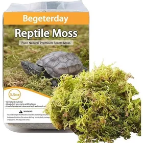 Comparer les prix de 99g Substrats Mousse de Forêt pour Reptiles et Amphibiens Accessoire idéal pour Les Terrarium de Tortues idéal pour Conserver