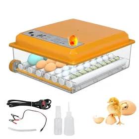 Comparer les prix de Incubateur dœufs automatique 36 Oeufs Retournement Auto et Ajout dEau Double Alimentation Secteur/Batterie 4 Modes dIncubation