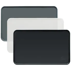 Comparer les prix de Tapis de gamelle Basique en Silicone - KaraLuna - Tapis antidérapant pour gamelle ou gamelle de Chat I Tapis d'alimentation (B-SB)