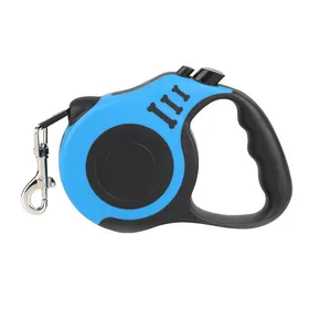 Meilleurs prix pour Laisse rétractable - SHIPENOPHY - Modèle 5 mètres - Bleu - Nylon - Pour chiens petits et moyens