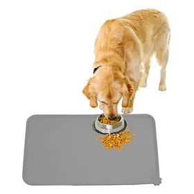 Meilleurs prix pour Tapis Antidérapant en Silicone pour Bols d'Alimentation, Idéal pour Chiens et Chats, Facilite le Nettoyage