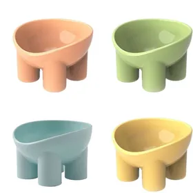 Meilleurs prix pour Gamelle de nourriture pour chat – 4 pièces de gamelles pour chien assiette à collation surélevée inclinée