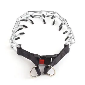 Meilleurs prix pour Collier en chaîne métallique détachable pour chien laisse de stimulation fournitures pour animaux de compagnie collier de cou