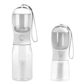 Meilleurs prix pour Bouteille deau pour chien - ULISEM - Modèle 2025 - Portable 3 en 1 - Étanche - Blanc