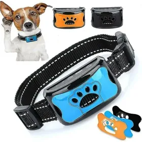 Comparer les prix de Collier anti-aboiement rechargeable pour chiens 2 modes de vibration 7 niveaux de sensibilit bleu couleurs m COLLIER YYV