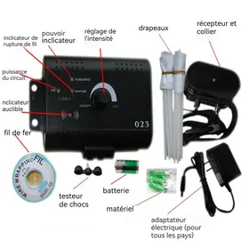Comparer les prix de Cloture anti fugue  - TCHOUPIN -  electrique pour 2 chiens