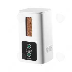 Meilleurs prix pour C Mangeoire automatique pour poissons 10x10x22cm 400ml/180g compartiment alimentaire de grande capacité pour les granulés de 1-4 mm