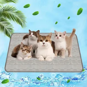 Comparer les prix de Tapis rafraîchissant - ULISEM - 60 x 50 cm - Gris - Lavable - Pour chiens et chats