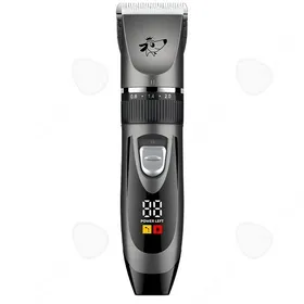 Meilleurs prix pour C Tondeuse chien 18,5x4,5cm tondeuse pour chien avec 4 peignes et USB affichage LED à cristaux liquides trois vitesses tondeuse