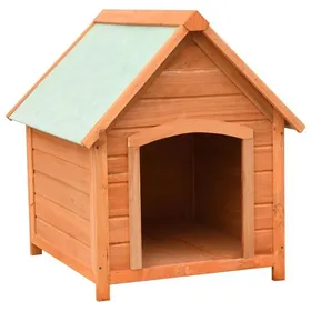 Comparer les prix de Automne/hiverNiche pour chiens Bois de pin et de sapin massif 72x85x82cm - HAuteur:82cm - Grande Taille &FR_886531