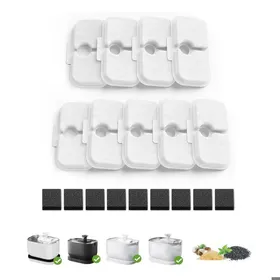 Comparer les prix de Lot of 9 filtres de rechange pour fontaine chat avec ponges pr-filtrantes compatibles avec fontaine couleurs multiples YYV