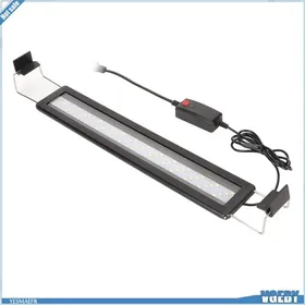 Meilleurs prix pour Ashata Lumière LED daquarium Lumière Daquarium à LED En PVC à Dissipation Thermique Et Rendu animalerie eclairage Prise UE 220V