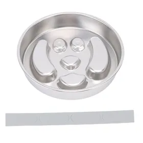 Comparer les prix de Gamelle anti-glouton pour chien - ULISEM - Acier inoxydable - Fond antidérapant - Ralentit la prise de nourriture