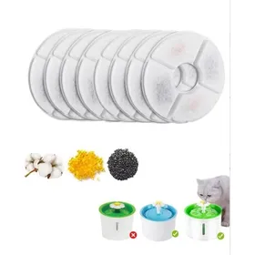 Meilleurs prix pour Filtre Fontaine Eau Chat Lot de 20 Filtres De Remplacement pour Fontaine Eau pour Chat 1.6L2L2.4L Rond Filtre Remplacement Label