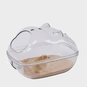 Comparer les prix de 1 Bac à sable transparent Polycarbonate Démontable Pour hamster Rongeur .