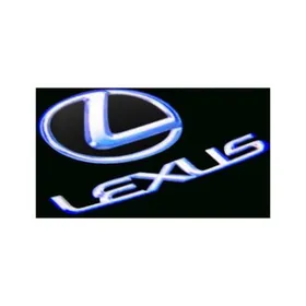 Meilleurs prix pour Lampe dambiance de projection de porte Lexus LS RX ES IS LX 2 pièces (étiquette blanche sans cercle)