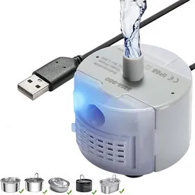 Comparer les prix de Pompe de Fontaine à Chat Chien Fontaine à Boire en Acier Inoxydable pour Chats Pompe de Remplacement silencieuse Pompe à Eau Chiens