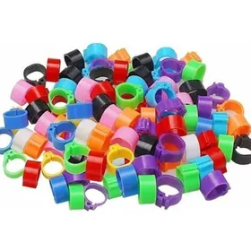 Meilleurs prix pour Bague Identification Oiseaux - LON® - 100 Pièces 8mm - 10 Couleurs - Plastique Non Toxique Réutilisable