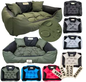 Comparer les prix de Panier pour chien KINGDOG 145x115 cm personnalisé imperméable vert
