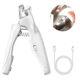 Comparer les prix de Coupe-ongles pour animaux de compagnie avec lumière LED équipé dun coupe-ongles électrique à capteur rapide et de limes à ongles
