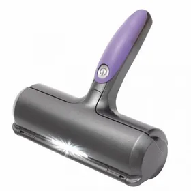 Comparer les prix de Sweeper Brush - Brosse anti poils animaux - Ramasse poils chat chien - Violet et Gris - Pour CanapVtementsVoiture VHV