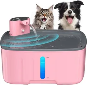 Meilleurs prix pour Fontaine A Eau Pour Chien Sans Fil,8L Fontaine Chat/Grand Chien Avec Détecteur De Mouvement,Fontaine Pour Chiens Avec