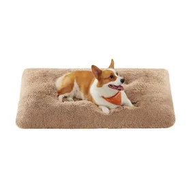 Comparer les prix de Panier Pour Chien, Canapé, Lit Pour Animaux, 110 X 73 Cm, Rembourrage Moelleux, Lavable, Coussin Pour Chien, Marron Camel
