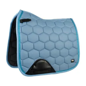 Comparer les prix de Tapis de selle pour cheval Horka Brillance - bleu angelite - Bleu - Poney