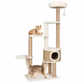 Comparer les prix de Arbre à chat - vidaXL - 148 cm - Coussin de luxe - Herbiers marins - Beige