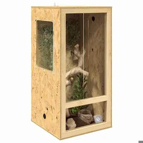 Meilleurs prix pour Terrarium rustique - vidaXL - osb - marron - 50 x 50 x 100 cm - usage intérieur nyl27f606
