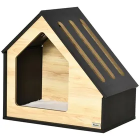 Meilleurs prix pour Niche Chien Bois Intérieur Confortable Chat&lit Coussin Petits Chiens 8kg 60x40x59.2cm Design Antidérapant Lavable