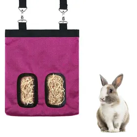 Meilleurs prix pour Sac de rangement pour mangeoire à foin pour lapin cochon dInde sac en tissu pour mangeoire à lapin