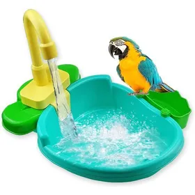 Meilleurs prix pour Baignoire automatique pour oiseaux mangeoire pour oiseaux piscine pour animaux de compagnie jouet de bain Label ENEVAOCT