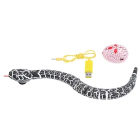 Meilleurs prix pour 1Pc Télécommande Infrarouge Faux Serpent Enfants Animal Trick RC Jouet Noir