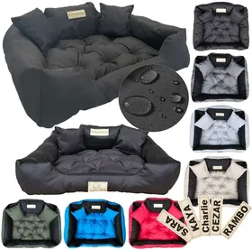 Comparer les prix de Panier pour chien KINGDOG 130x105 cm personnalisé imperméable noir