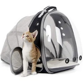 Meilleurs prix pour Grand Sac à Dos de Transport pour Chat à l'avant et à l'arrière Extensible Transparent à Bulles