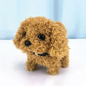 Meilleurs prix pour Peluche Interactive Dog Robot - Husky sibérien Jouet interactif - Chien qui marche aboie et roule - MarronRobot animal en peluche