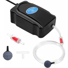 Meilleurs prix pour Pompe à Air Aquarium XU Réglable Puissante Bulleur Aquarium pour Aquarium 5 à 300 L Ultra Silencieuse avec 2 M TuyauPierre à Air