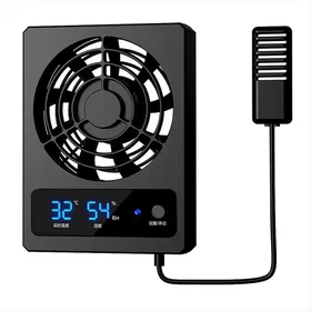 Meilleurs prix pour Ventilateur de Refroidissement Intelligent pour RéServoir Reptiles avec Affichage LED Ventilateur Ventilation Vent Fort Ventilateur